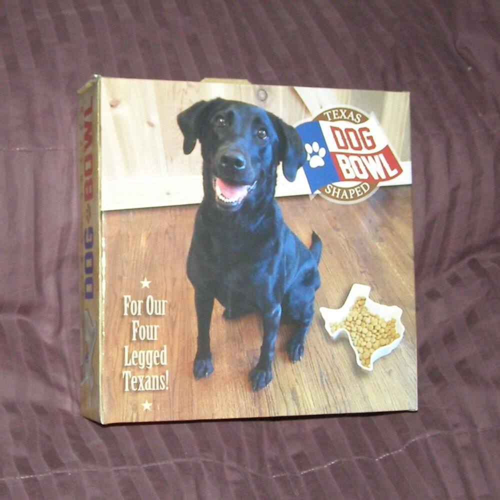 NEW Texas Shaped Dog Bowl Trinket Tray Great GIFT